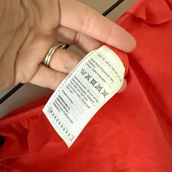 NWT Warehouse Bikini with Frill Detail in Red - Size 6 - Picture 6 of 8